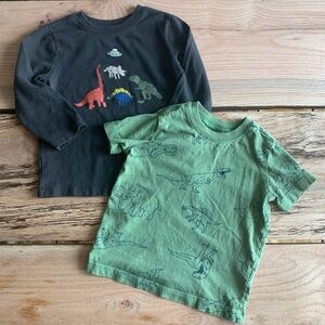 12 to 18 month Boys Bundle Dinosaur Short Sleeve Long Sleeve Carters Garanimals